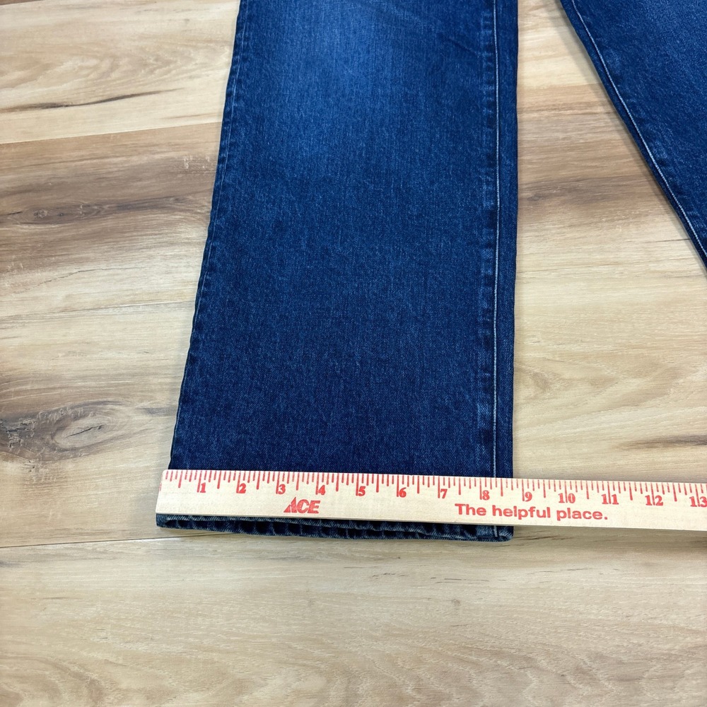 Madewell Perfect Vintage Wide Leg Jeans Women 24 Minimalist Denim Dark DM7893 - Picture 8 of 10